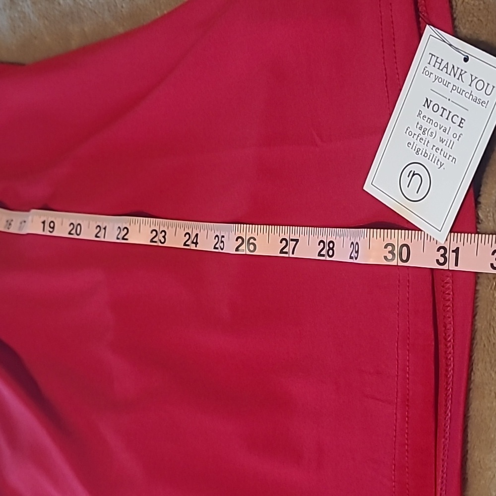 NWT Nuggles 31" Red Midi Skirt. Size L - Picture 3 of 5